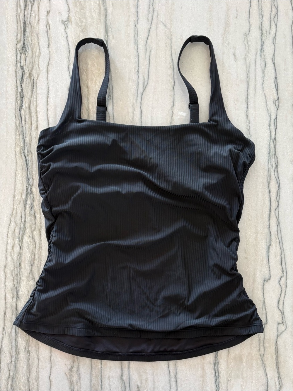 Athleta Ribbed Tankini Bra Sized